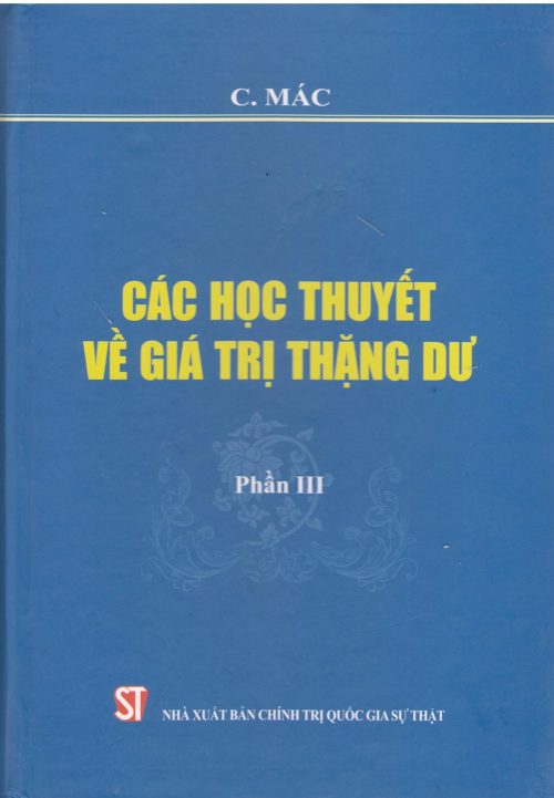 Các học thuyết về giá trị thặng dư (Bộ 3 tập)