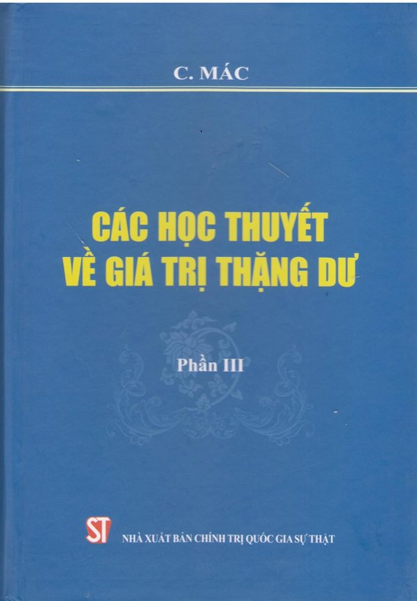 Các học thuyết về giá trị thặng dư (Bộ 3 tập)