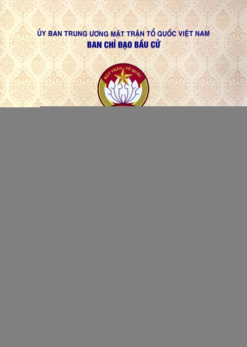 Công tác bầu cử đại biểu Quốc hội khóa XV và đại biểu Hội đồng nhân dân các cấp nhiệm kỳ 2021-2026 của Mặt trận Tổ quốc Việt Nam