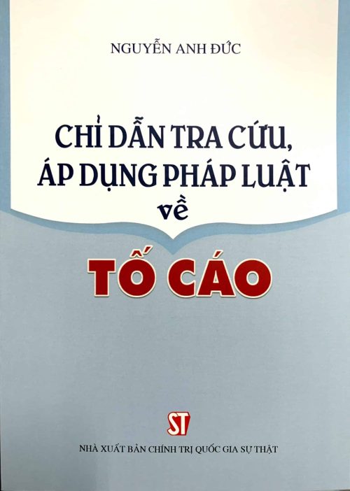 Chỉ dẫn tra cứu, áp dụng pháp luật về tố cáo