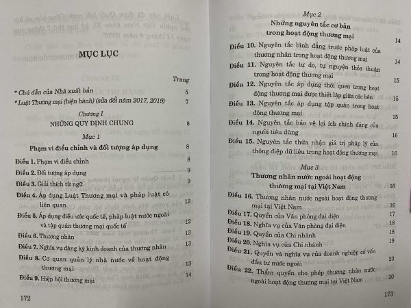 Luật Thương mại (Hiện hành) (Sửa đổi, bổ sung năm 2017, 2019)