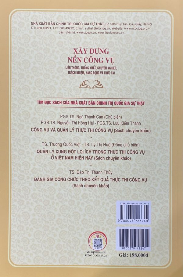 Xây dựng nền công vụ liên thông, thống nhất, chuyên nghiệp, trách nhiệm, năng động và thực tài