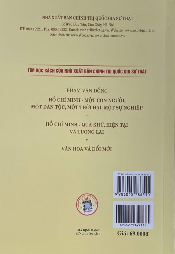 Hồ Chí Minh và con người Việt Nam trên con đường dân giàu, nước mạnh