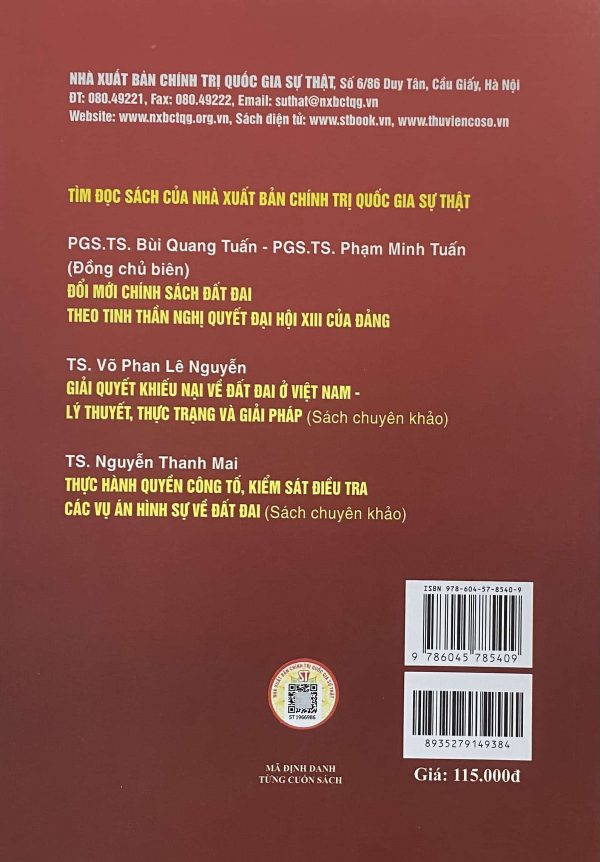 Pháp luật về nghĩa vụ tài chính của người sử dụng đất đối với nhà nước ở Việt Nam hiện nay