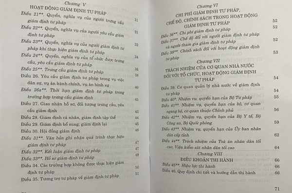 Luật Giám định tư pháp (hiện hành) (sửa đổi, bổ sung năm 2018, 2020)