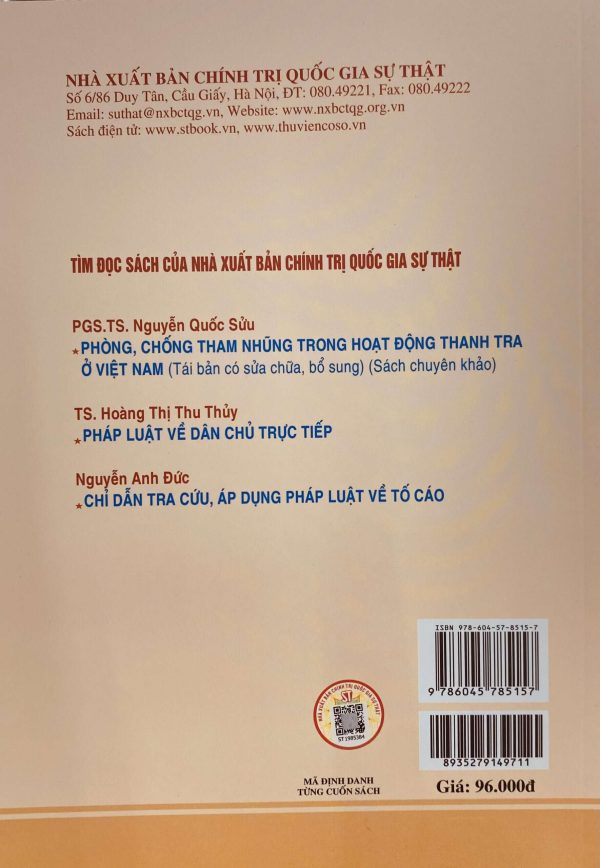 Công tác dân vận của cơ quan hành chính trong tiếp công dân giải quyết khiếu nại, tố cáo