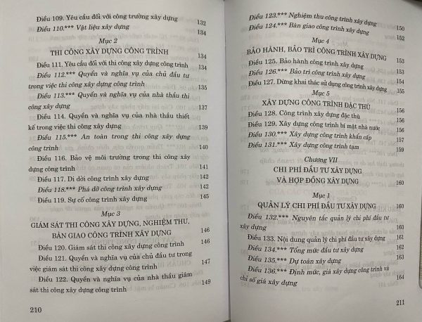 Luật xây dựng (Hiện hành) (Sửa đổi, bổ sung năm 2018, 2019, 2020)