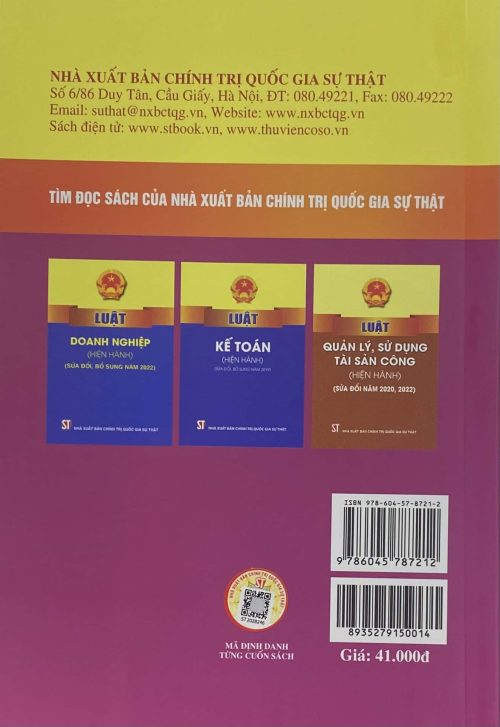 Luật Ngân sách nhà nước (Hiện hành) (sửa đổi năm 2020)