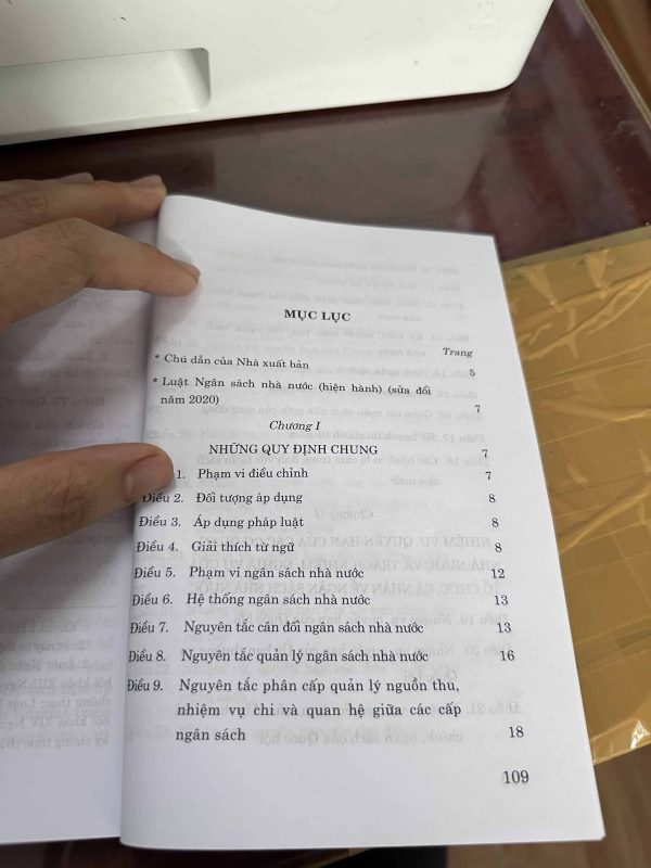 Luật Ngân sách nhà nước (Hiện hành) (sửa đổi năm 2020)