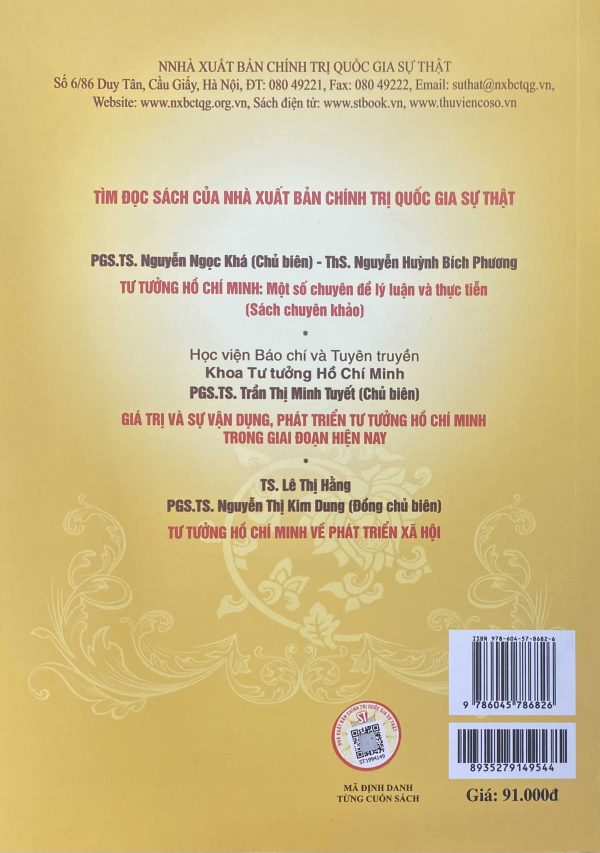 Tư tưởng Hồ Chí Minh về lập hiến nội dung và giá trị (Xuất bản lần thứ hai)