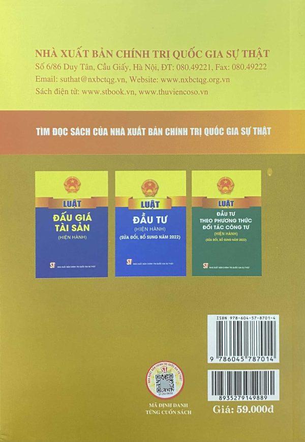 Luật dầu tư công (hiện hành)(sửa đổi, bổ sung năm 2020, 2022)