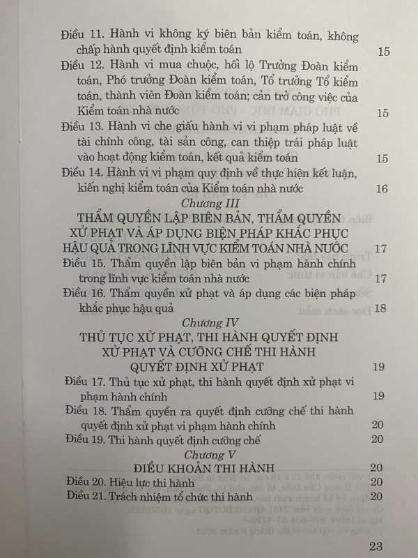 Pháp lệnh Xử phạt vi phạm hành chính trong lĩnh vực kiểm toán nhà nước