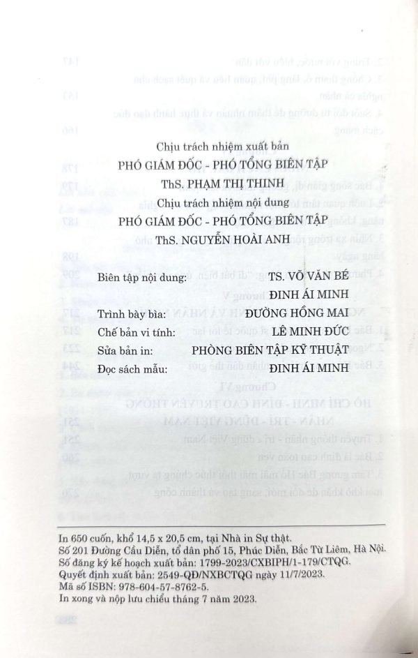 Hồ Chí Minh Đỉnh cao truyền thống Nhân Trí Dũng Việt Nam