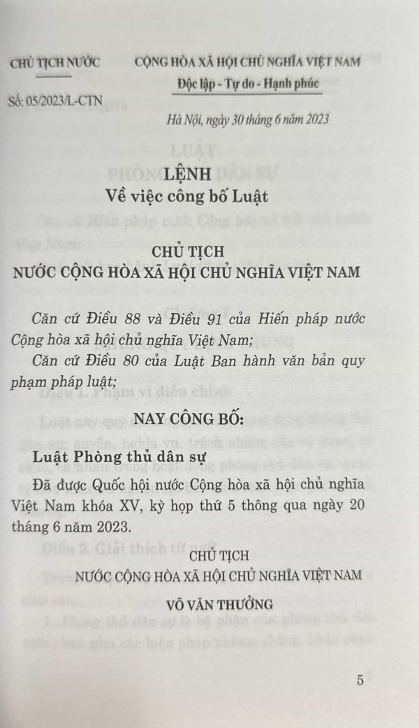 Luật Phòng thủ quân sự