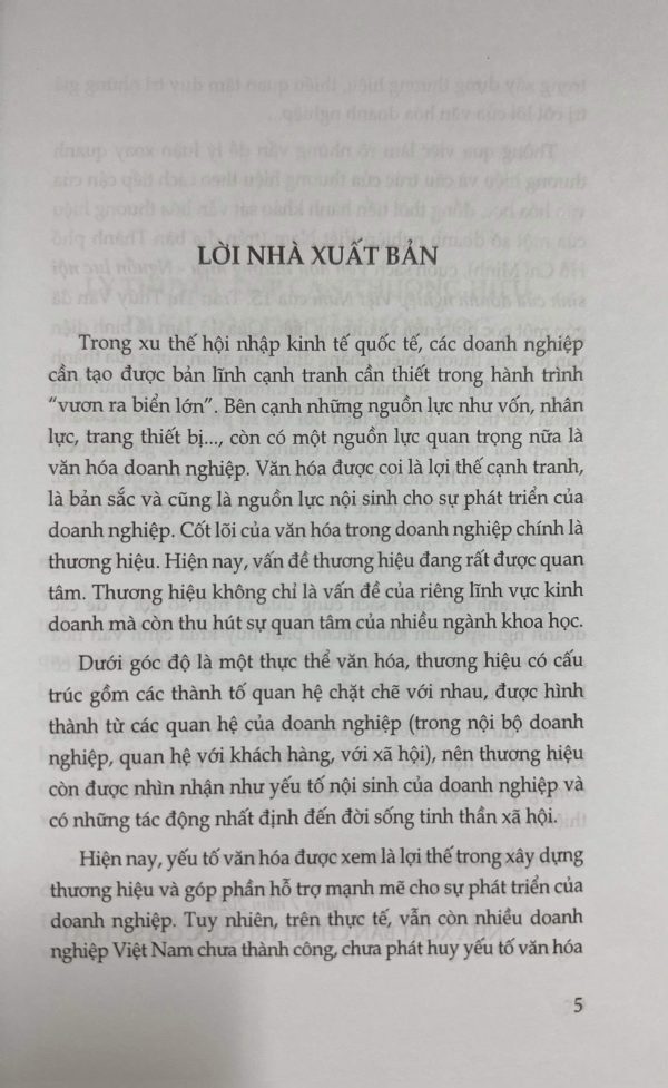 Văn hóa thương hiệu - Nguồn lực nội sinh của doanh nghiệp Việt Nam