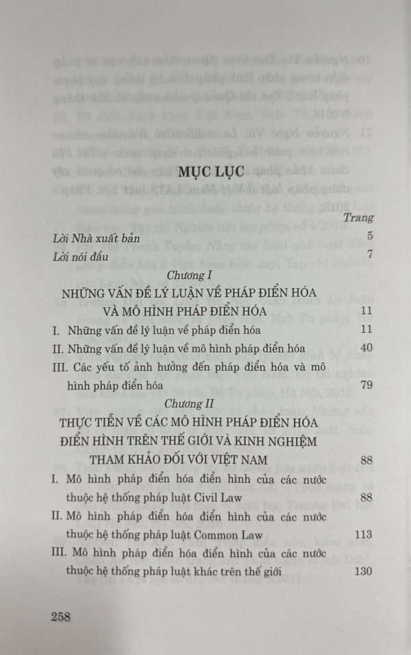 Lý luận, thực tiễn về các mô hình pháp điển hóa điển hình trên thế giới và những kiến nghị đối với Việt Nam (Xuất bản lần hai, có bổ sung)