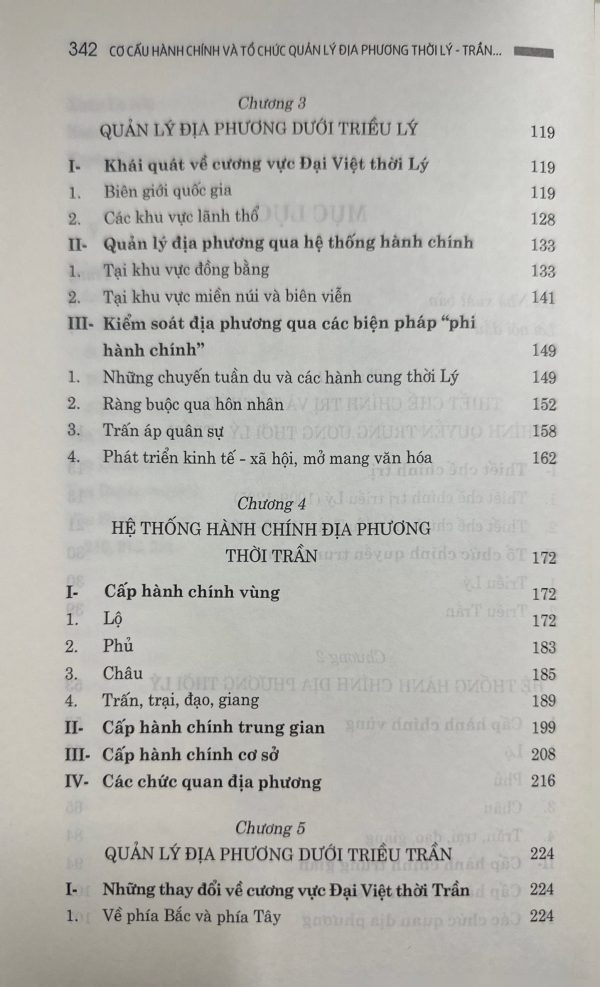 Cơ cấu hành chính và tổ chức quản lý địa phương thời Lý - Trần (thế kỷ XI-XIV)