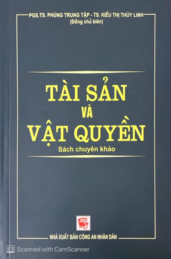Tài sản và vật quyền (sách chuyên khảo) - NXB CAND