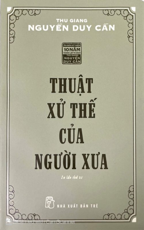 Thuật xử thế của người xưa (In lần thứ 21)