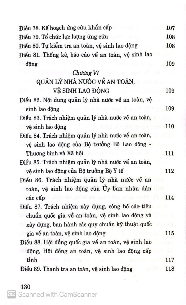 Luật an toàn, vệ sinh lao động (hiện hành)