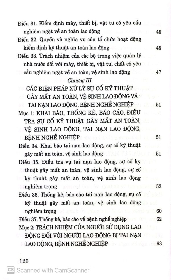 Luật an toàn, vệ sinh lao động (hiện hành)