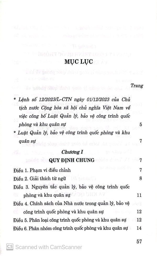 Luật quản lý, bảo vệ công trình quốc phòng và khu quân sự