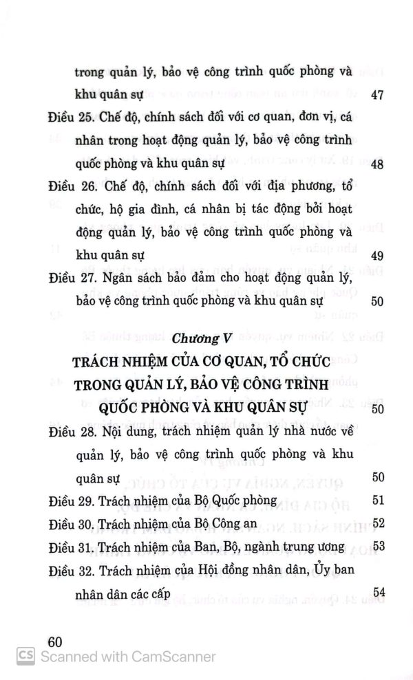 Luật quản lý, bảo vệ công trình quốc phòng và khu quân sự