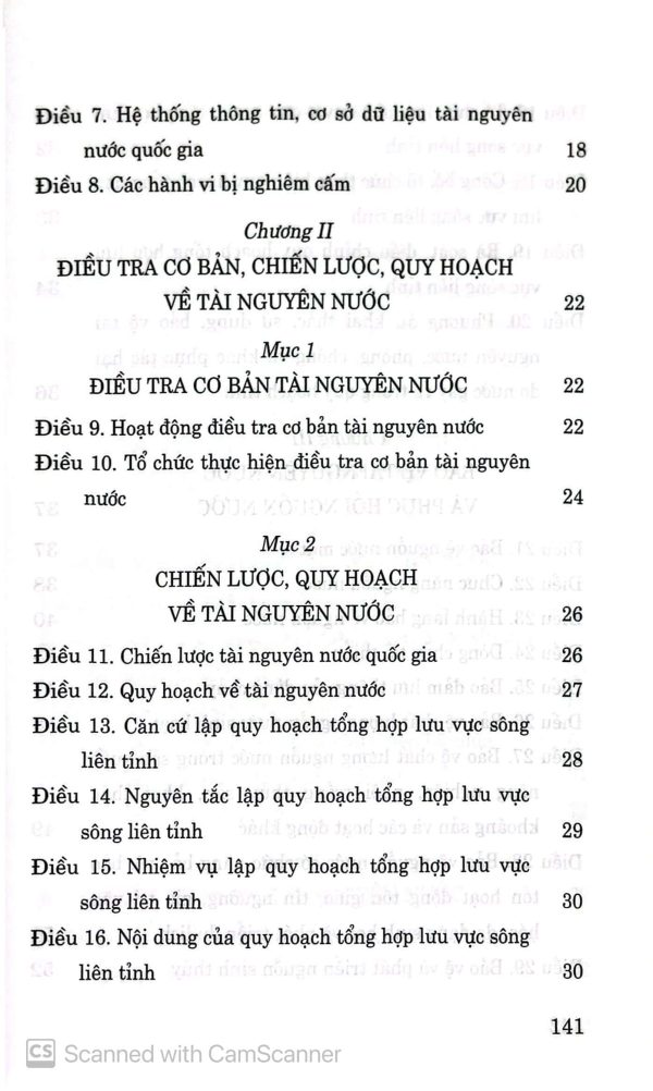 Luật tài nguyên nước
