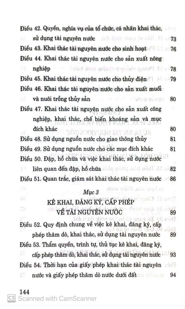 Luật tài nguyên nước
