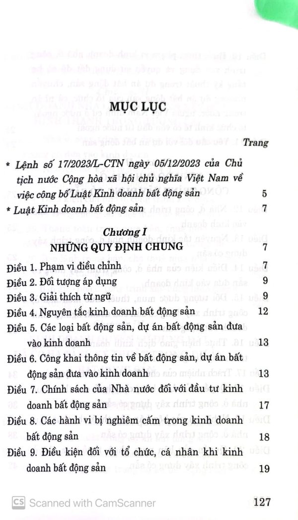 Luật kinh doanh bất động sản