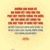 Giương cao ngọn cờ đại đoàn kết toàn dân tộc, phát huy truyền thống yêu nước, vai trò nòng cốt chính trị của Mặt trận tổ quốc Việt Nam, quyết tâm xây dựng đất nước ta ngày càng giàu mạnh, phồn vinh, văn minh, hạnh phúc