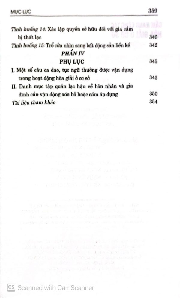 Cẩm nang công tác hòa giải ở cơ sở