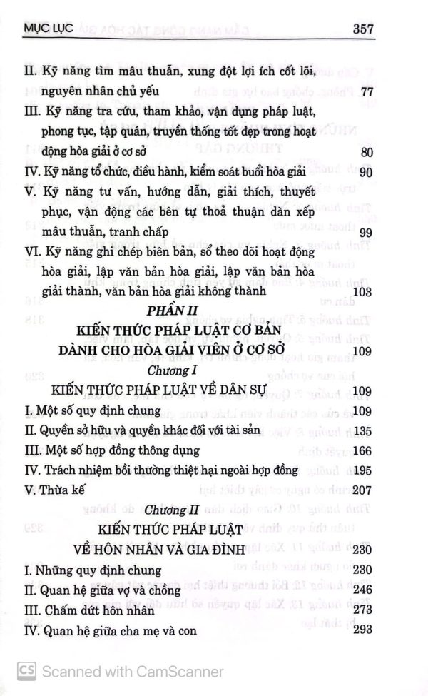Cẩm nang công tác hòa giải ở cơ sở