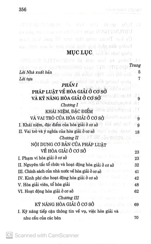 Cẩm nang công tác hòa giải ở cơ sở