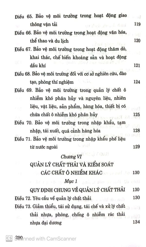 Luật Bảo vệ môi trường (hiện hành) (sửa đổi, bổ sung năm 2022, 2023)