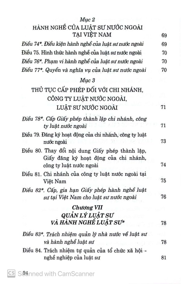 Luật luật sư (hiện hành) (sửa đổi, bổ sung 2012, 2015)