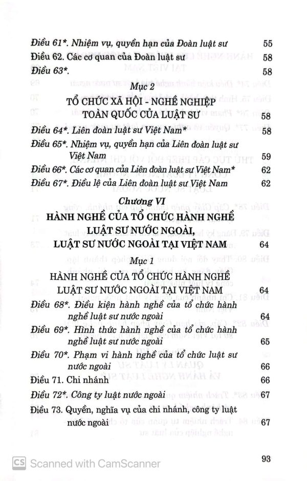 Luật luật sư (hiện hành) (sửa đổi, bổ sung 2012, 2015)