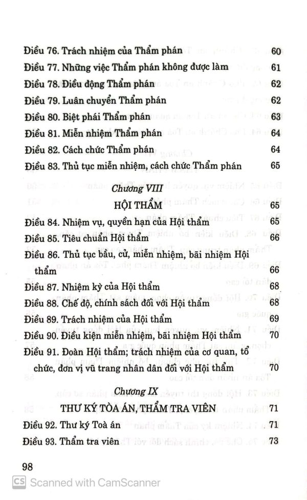 Luật tổ chức tòa án nhân dân (hiện hành)