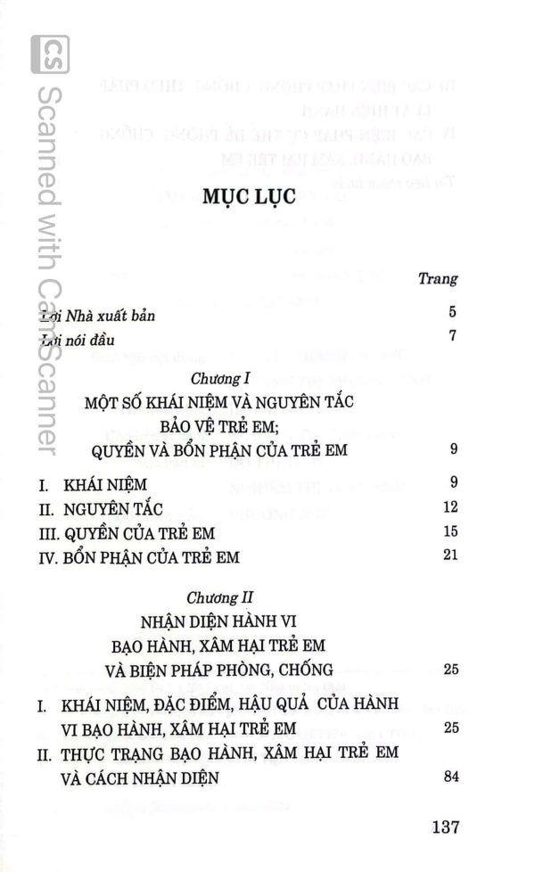 Cẩm nang phòng chống bạo hành, xâm hại trẻ em