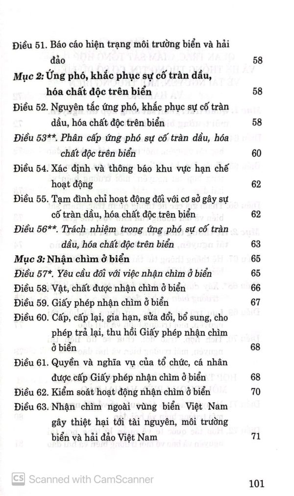 Luật tài nguyên môi trường biển và hải đảo năm 2015 (sửa đổi, bổ sung năm 2018, 2023)