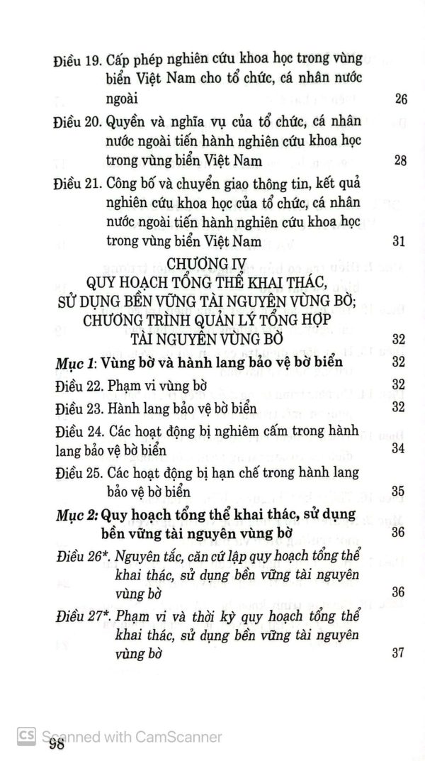 Luật tài nguyên môi trường biển và hải đảo năm 2015 (sửa đổi, bổ sung năm 2018, 2023)