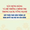 Xây dựng Đảng và hệ thống chính trị trong sạch, vững mạnh góp phần thực hiện thắng lợi Nghị quyết Đại hội XIII của Đảng