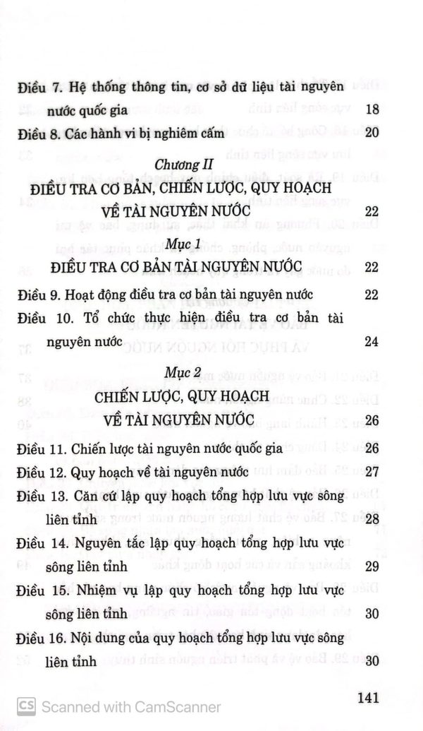 Luật tài nguyên nước