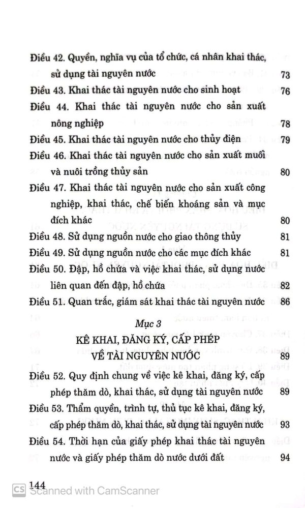 Luật tài nguyên nước