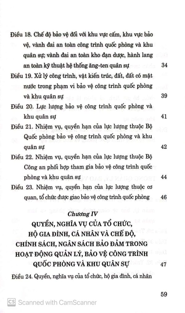Luật quản lý, bảo vệ công trình quốc phòng và khu quân sự