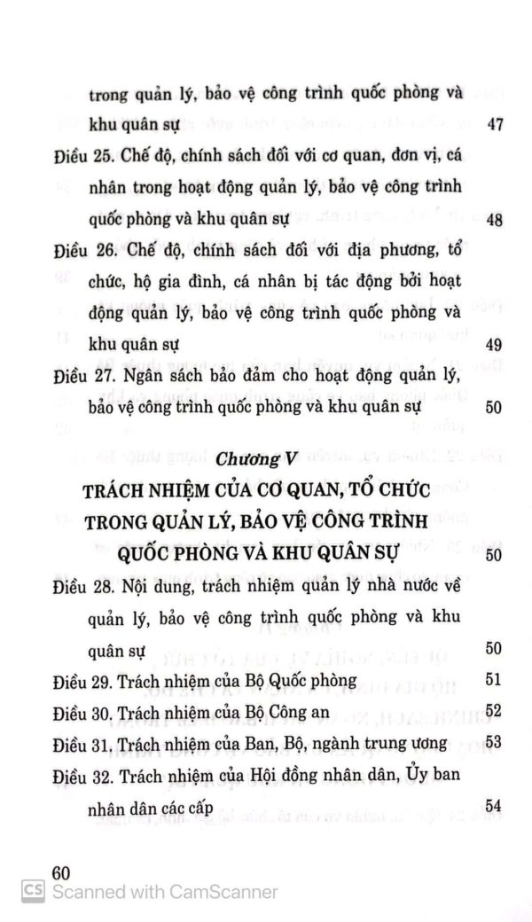 Luật quản lý, bảo vệ công trình quốc phòng và khu quân sự