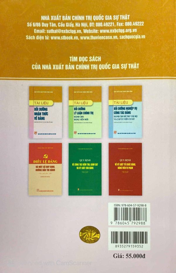 Tài liệu bồi dưỡng nhận thức về Đảng (Xuất bản lần thứ 22 có sửa chữa, bổ sung)