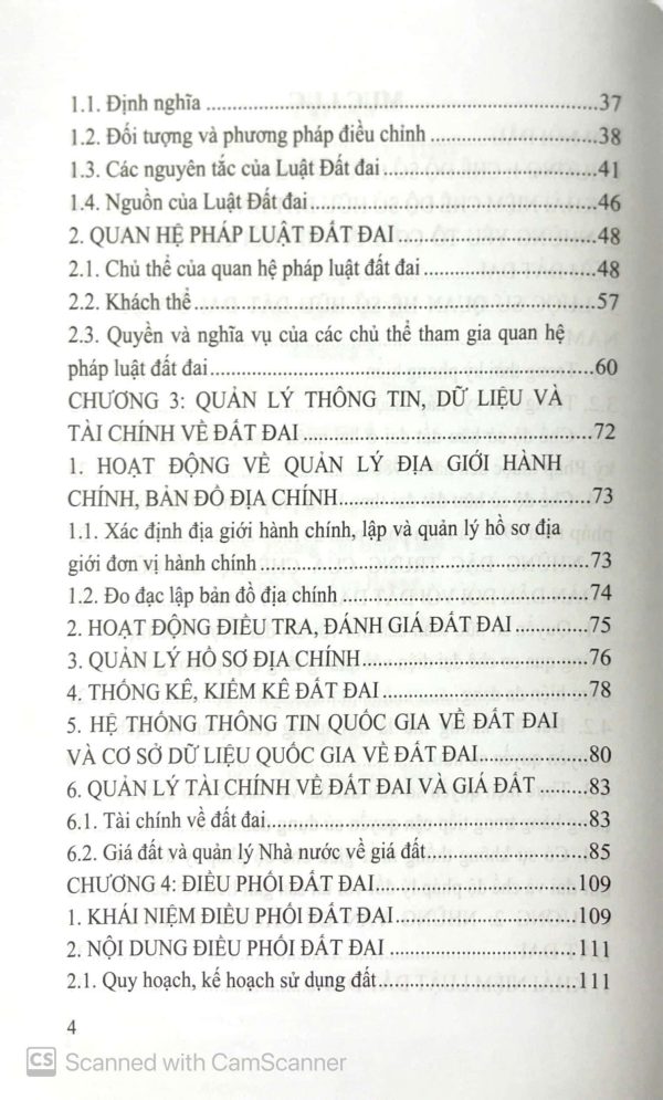 Giáo trình luật đất đai (tái bản lần thứ ba, có sửa đổi, bổ sung)