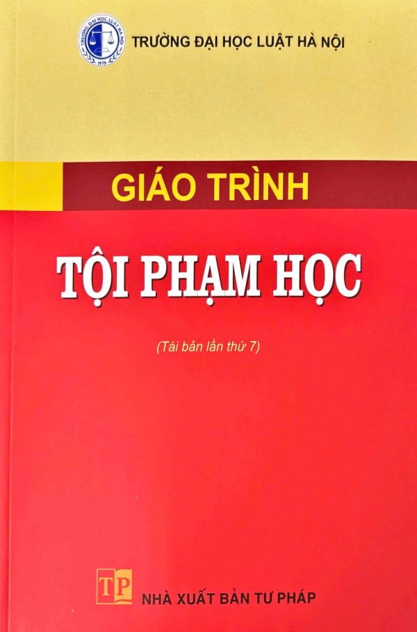Giáo trình tội phạm học HN
