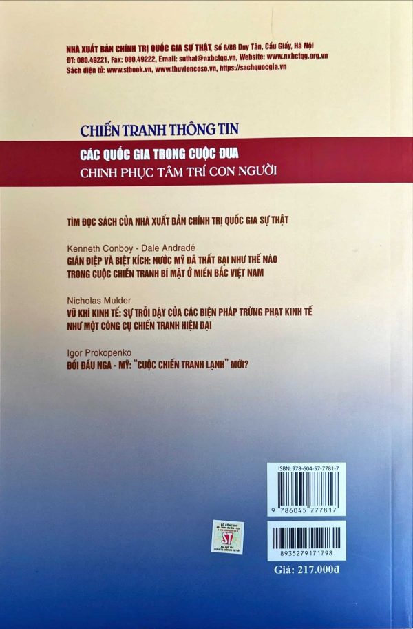 Chiến tranh thông tin: Các quốc gia trong cuộc đua chinh phục tâm trí con người (sách tham khảo)